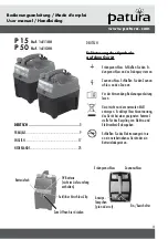 Предварительный просмотр 1 страницы patura P 15 User Manual