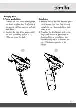 Preview for 13 page of patura P25 Solar User Manual