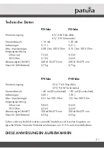 Preview for 21 page of patura P25 Solar User Manual