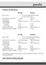 Preview for 57 page of patura P25 Solar User Manual