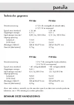 Preview for 75 page of patura P25 Solar User Manual