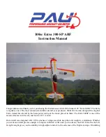 Preview for 1 page of PAU 100cc Extra 300-SP ARF Instruction Manual