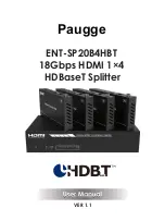 Предварительный просмотр 1 страницы Paugge ENT-SP20B4HBT User Manual