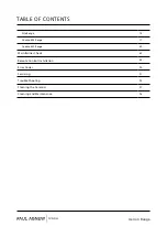 Preview for 5 page of Paul Agnew Aerion Series Installation, Operating And Maintenance Manual