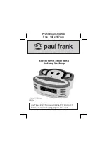 Предварительный просмотр 1 страницы Paul frank PF250 Owner'S Manual