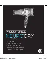 Paul Mitchell neuro dry NDEA User Manual preview