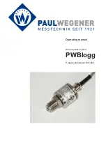 Preview for 1 page of Paul Wegener DS1/420 Operating Manual