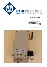 Preview for 1 page of Paul Wegener PWBlogg iModem6 Operating Manual