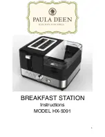 Paula Deen HX-5091 Instructions Manual preview