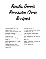 Preview for 18 page of Paula Deen KC2601 Instruction Manual & Recipes