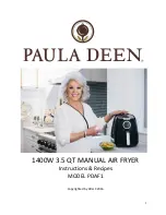 Paula Deen PDAF1 Instructions & Recipes preview
