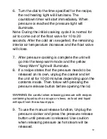 Preview for 12 page of Paula Deen PDPC26L Instruction Manual