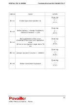 Preview for 47 page of Pavailler CRISTAL FM1 Installer And User Manual