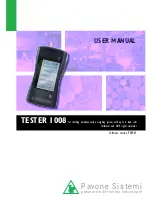 Предварительный просмотр 1 страницы Pavone Sistemi 1008 User Manual