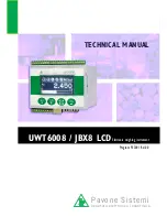 Pavone Sistemi JBX8 LCD Technical Manual preview