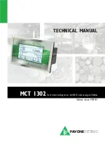 Preview for 1 page of Pavone Systems MCT 1302 Technical Manual