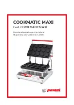 PAVONI ITALIA COOKMATIC MAXI Manual preview