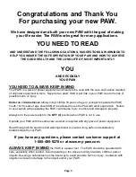 Preview for 3 page of PAW 44009 Owner'S Manual