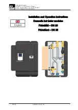 Preview for 1 page of PAW FriwaMaxi DN 25 Installation And Operation Instructions Manual