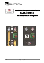 PAW HeatBloC K35 DN 25 Installation And Operation Instructions Manual preview