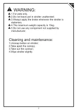 Предварительный просмотр 8 страницы PawHut D00-127 Assembly & Instruction Manual