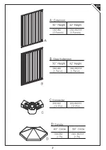 Preview for 3 page of PawHut D02-062 Assembly & Instruction Manual