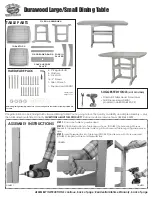 Предварительный просмотр 1 страницы Pawleys Island Durawood Assembly Instructions