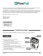 pawpail PP1000 User Manual preview