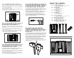 Preview for 2 page of paws & pals Dog Door Metal Pet Gate Instruction Manual