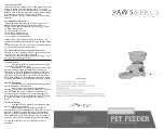 Предварительный просмотр 1 страницы paws & pals PTAF-02 Instruction Manual