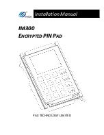 Pax Technology IM300 Installation Manual preview