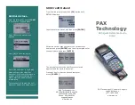 Pax Technology S80 Quick Reference Manual preview