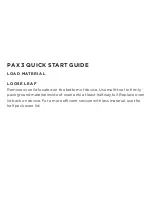 Preview for 2 page of PAX 3 Quick Start Manual, Safety Manuallines & Limited Warranty