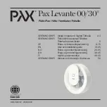 Предварительный просмотр 1 страницы PAX Levante 00 User And Installation Manual