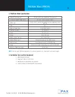 Preview for 7 page of PAX PWM100 Installation & Operation Manual