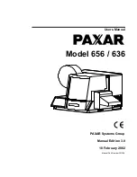 Paxar 636 User Manual предпросмотр