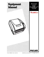 Paxar 9416 Equipment Manual preview