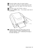 Предварительный просмотр 13 страницы Paxar 9416 Equipment Manual