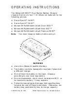 Paxar 9460 Operating Instructions preview