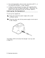 Preview for 2 page of Paxar 9462TM Operating Instructions