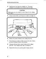 Предварительный просмотр 10 страницы Paxar Four Station Charger 6094 Operating Instructions Manual