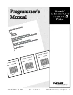 Paxar Gold 6037EX Programmer'S Manual предпросмотр