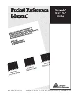 Preview for 1 page of Paxar Monarch 9416 XL Reference Manual