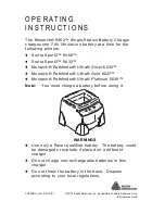 Предварительный просмотр 1 страницы Paxar Monarch 9462TM Operating Instructions