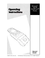 Paxar Monarch HandiPrint 6017 Operating Instructions Manual предпросмотр