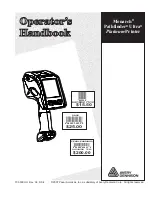 Paxar Monarch Pathfinder Ultra Platinum 6039 Operator'S Handbook Manual preview