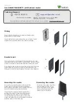 Paxton PROXIMITY architectural reader Instructions предпросмотр