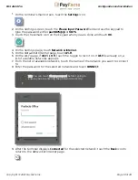 Предварительный просмотр 10 страницы PayFacto PAX A920 Pro Configuration And Setup