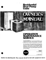 Preview for 1 page of Payne 541B Owner'S Manual