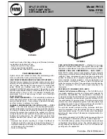 Payne PF1B Manual предпросмотр